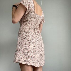 American Eagle Button Front Square Neck Sundress